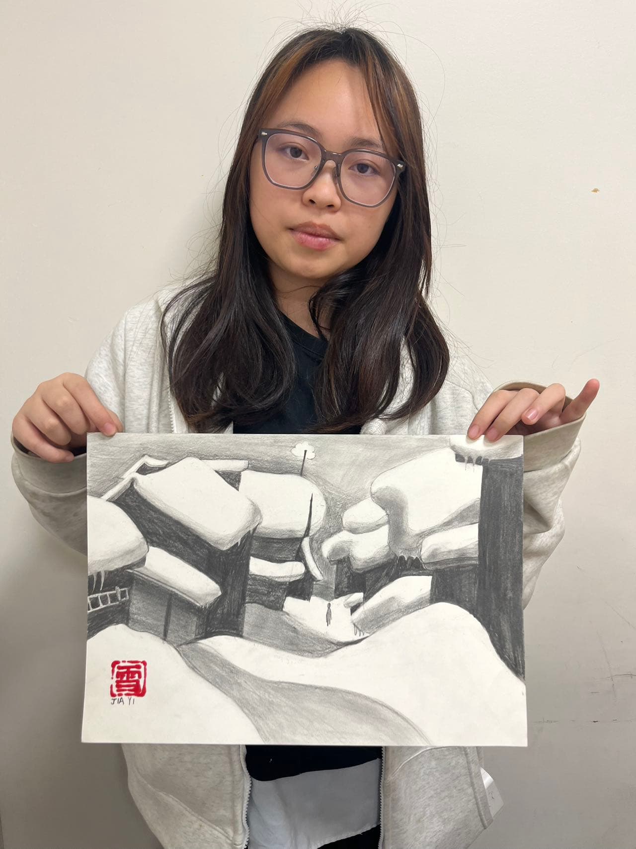 Student artwork at Hyde Learning Center