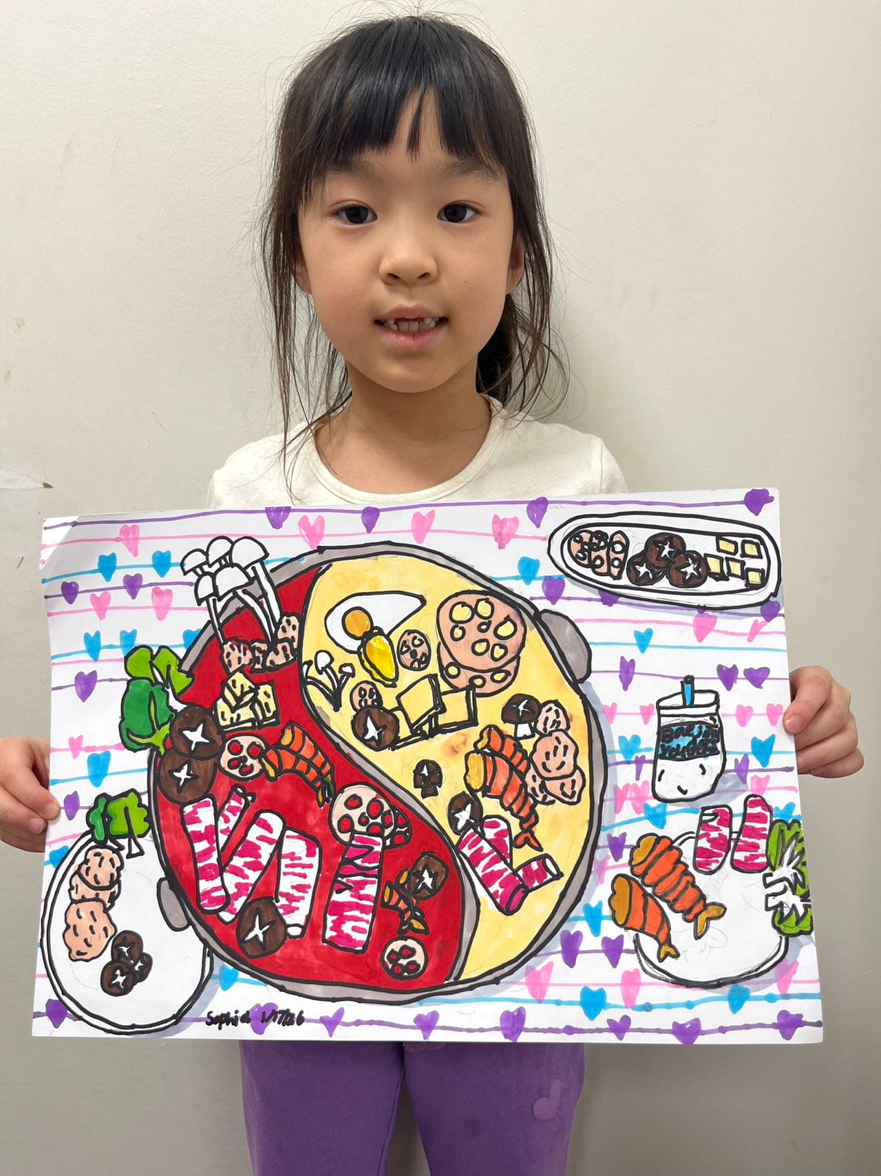 Student artwork at Hyde Learning Center