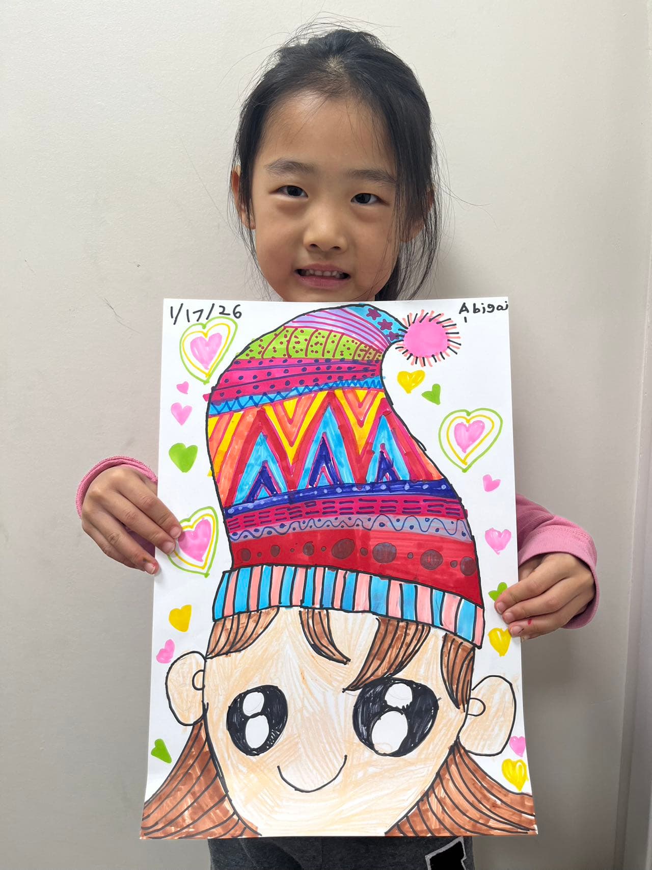 Student artwork at Hyde Learning Center